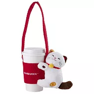 [星巴克]抱抱招財貓單杯提袋