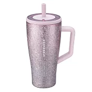 [星巴克]櫻色光彩30OZ不鏽鋼把手TOGO冷水杯