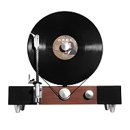 Gramovox葛萊美 直立式藍牙黑膠唱機/ 胡桃木經典款