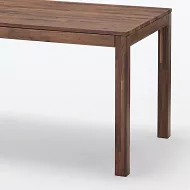 【MUJI 無印良品】節眼木製餐桌/附抽屜/胡桃木/寬140CM