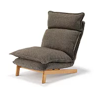 【MUJI 無印良品】高椅背和室沙發/聚酯平織/棕色