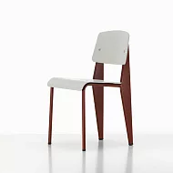 Vitra Standard SP 標準單椅 （羊毛灰座面、東洋紅椅腳）