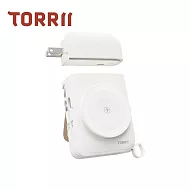 【TORRII】SOLA太能充磁吸行動電源 (贈萬國轉接插頭) 白色