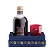 Dr. Vranjes Firenze Rosso Nobile 酒神葡萄釀 香氛瓶與蠟燭 藍金禮盒（250ml+80g 蠟燭）