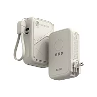 KooPin X3 SSB安全防爆固態電池無線快充行動電源(10000mAh) 中國CCC認證 航空標示38WH -奶茶色