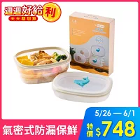 【仁舟淨塑】石虎鯨魚矽密保鮮盒1200ml(保鮮盒/環保餐盒/矽膠餐盒/便當盒)  鯨魚矽密盒