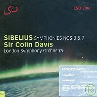 西貝流士：第三、七號交響曲 / 柯林．戴維斯(指揮)倫敦交響樂團