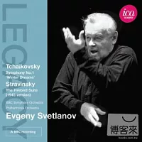 柴可夫斯基：第1號交響曲、史特拉汶斯基：火鳥組曲/ 史威特拉諾夫(指揮)BBC交響樂團、愛樂管弦樂團