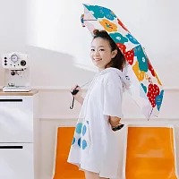 【hahababy】x 富雨洋傘 抗UV自動折傘 彩色心花開