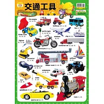 妙妙雞認知小掛圖：交通工具