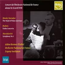 Rimsky─Korsakov ： The Maid of Pskov Overture， Brahms ： Violin Concerto， Ysaye ： Sonata for Solo Violin， Op. 27 No. 3， Shostakovi