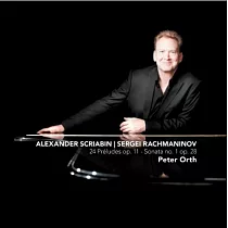 Scriabin 24 preludes and Rachmaninov piano sonata No.1 / Peter Orth