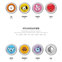 官方週邊商品 BT21 X GCASE FACE RING 手機扣環 [ SHOOKY ] (韓國進口版)