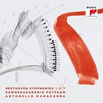 貝多芬： 交響曲，第1、2&7號 / 馬內柯達 & 波茨坦室內學會樂團 (2CD)
