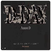 閔玧其 AGUST D (BTS/SUGA) ─ D─DAY 專輯 WEVERSE版 (韓國進口版)