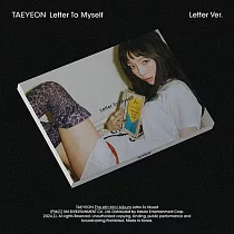 太妍 TAEYEON(少女時代)─ LETTER TO MYSELF 迷你六輯 LETTER版 (韓國進口版)