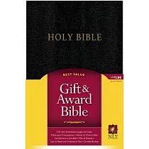 Holy Bible： New Living Translation， Gift & Award Bible， Black， Imitation Leather