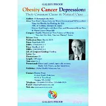 Obesity Cancer Depression： Their Common Cause & Natural Cure