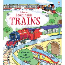 互動機關遊戲書：火車(5歲以上)Look Inside Trains
