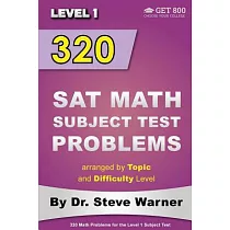 320 Sat Math Subject Test Problems Arranged by Topic and Difficulty Level， Level 1