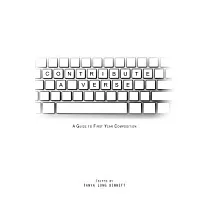 Contribute a Verse： A Guide to First Year Composition