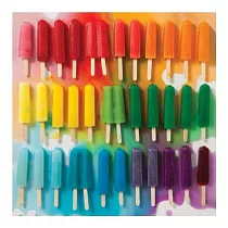 Rainbow Popsicles Puzzle： 500 Pieces