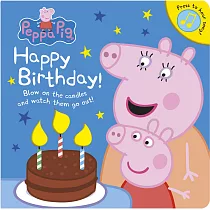粉紅豬小妹 神奇音效發光書(可吹熄蠟燭)Peppa Pig： Happy Birthday!