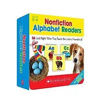 字母學習讀本有聲套書 (26冊+CD，3─7歲) Nonfiction Alphabet Readers