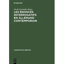 Les Énoncés Interrogatifs En Allemand Contemporain