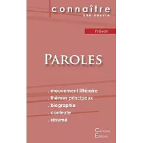 Fiche de lecture Paroles de Prévert (Analyse littéraire de référence et résumé complet)