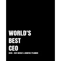World’’s Best CEO Planner： 2─Year 2020─ 2021 Productivity Journal Daily / Weekly Monthly Dated Calendar Year Goal Setting Planner Organizer Track