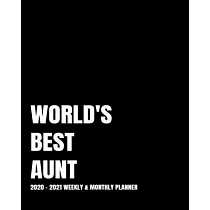 World’’s Best Aunt Planner： 2─Year 2020─ 2021 Productivity Journal Daily / Weekly Monthly Dated Calendar Year Goal Setting Planner Organizer Track