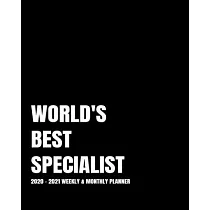 World’’s Best Specialist Planner： 2─Year 2020─ 2021 Productivity Journal Daily / Weekly Monthly Dated Calendar Year Goal Setting Planner Organizer Trac