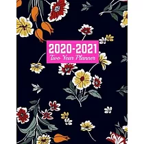 2020─2021 Two Year Planner： Cute Calendar Year Vision Planner (January 2020 ─ December 2021) ─ Monthly and Weekly Schedule Organizer and Journal ─