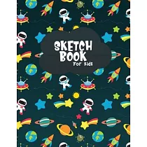 Sketchbook for Kids: Cute Unicorn Large Sketch Book for Drawing