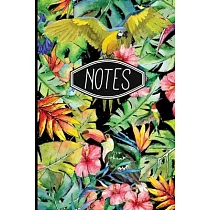Notes： Tropical Notebook 6" X 9" 120 Lined Pages