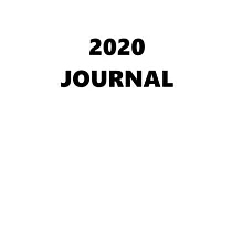 2020 Journal White Color 204 Pages： (Notebook， Diary， Blank Book)