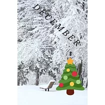 December： Motivational Notebook， Journal， Diary (110 Pages， Blank， 6 x 9)