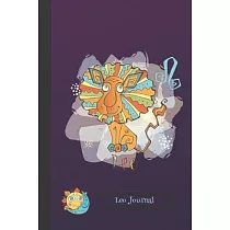Leo Journal： Planner and Brain Map Diary： Gift Astrology Zodiac Sun Sign Notebook