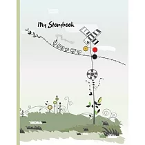 Story Writing Notebook： Blank handwriting notebook with Dashed Midline And Picture Space 8.5 x 11 100 story pages