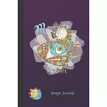 Scorpio Journal： Planner and Brain Map Diary： Gift Astrology Zodiac Sun Sign Notebook