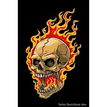 Tattoo Sketchbook Idea： Tattoo Logbook Journal， Designs New Idea in tattoo Sketch books for Men and Women 6 x 9 inch