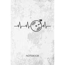 Bullet Dotted Journal： Disc Jockey Notebook Dotted Grid a5 6x9 120 Pages ─ Deejay Planner DJ Heartbeat Diary Disco Music ─ 90s Kids Partygoer