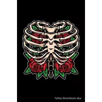 Tattoo Sketchbook Idea： Tattoo Logbook Journal， Designs New Idea in tattoo Sketch books for Men and Women 6 x 9 inch