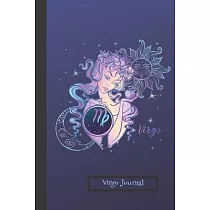 Virgo Journal： Planner and Brain Map Diary： Gift Astrology Zodiac Sun Sign Notebook