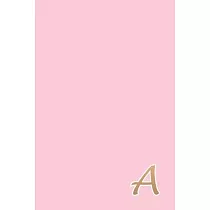 A： Initial Monogram Notebook A， A Monogram Journal A， A Monogram Notepad A， 100 Lined Pages with Glossy Cover