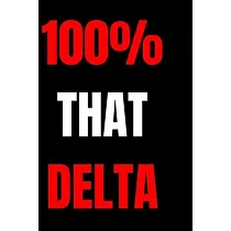 100% that Delta： blank lined journal; delta sigma theta merchandise; delta sigma theta paraphernalia; 1913