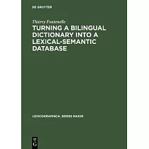 Turning a Bilingual Dictionary Into a Lexical─Semantic Database