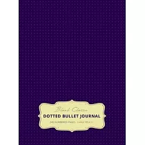 Large 8.5 x 11 Dotted Bullet Journal (Eggplant #11) Hardcover ─ 245 Numbered Pages