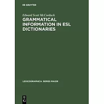Grammatical Information in ESL Dictionaries